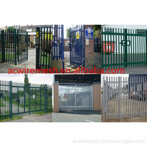 europe palisade style wire fence factory(ISO:9001) / galvanized wire fencing
